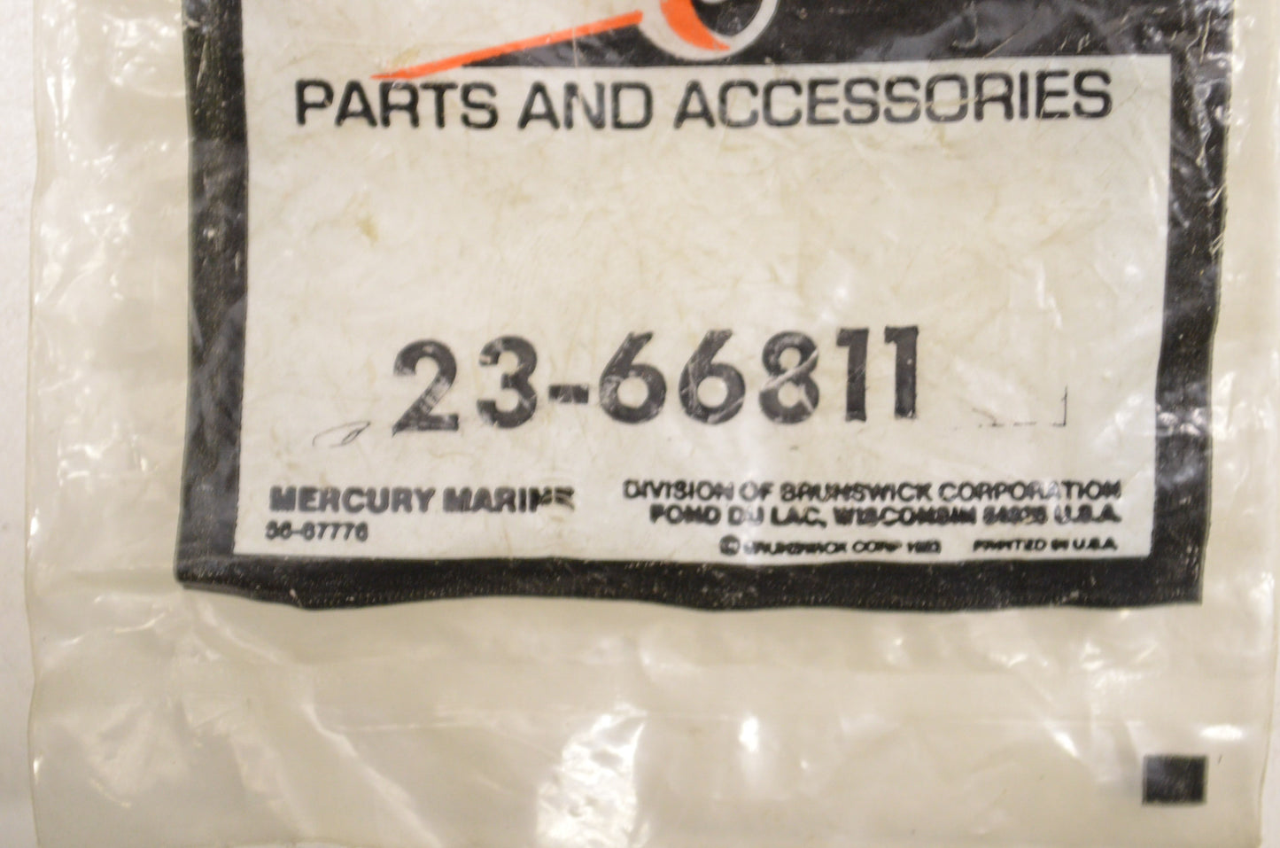 OEM Mercury 23-66811 Spacer NOS