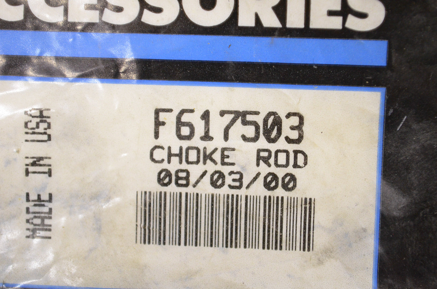 OEM Mercury F617503 Choke Rod NOS