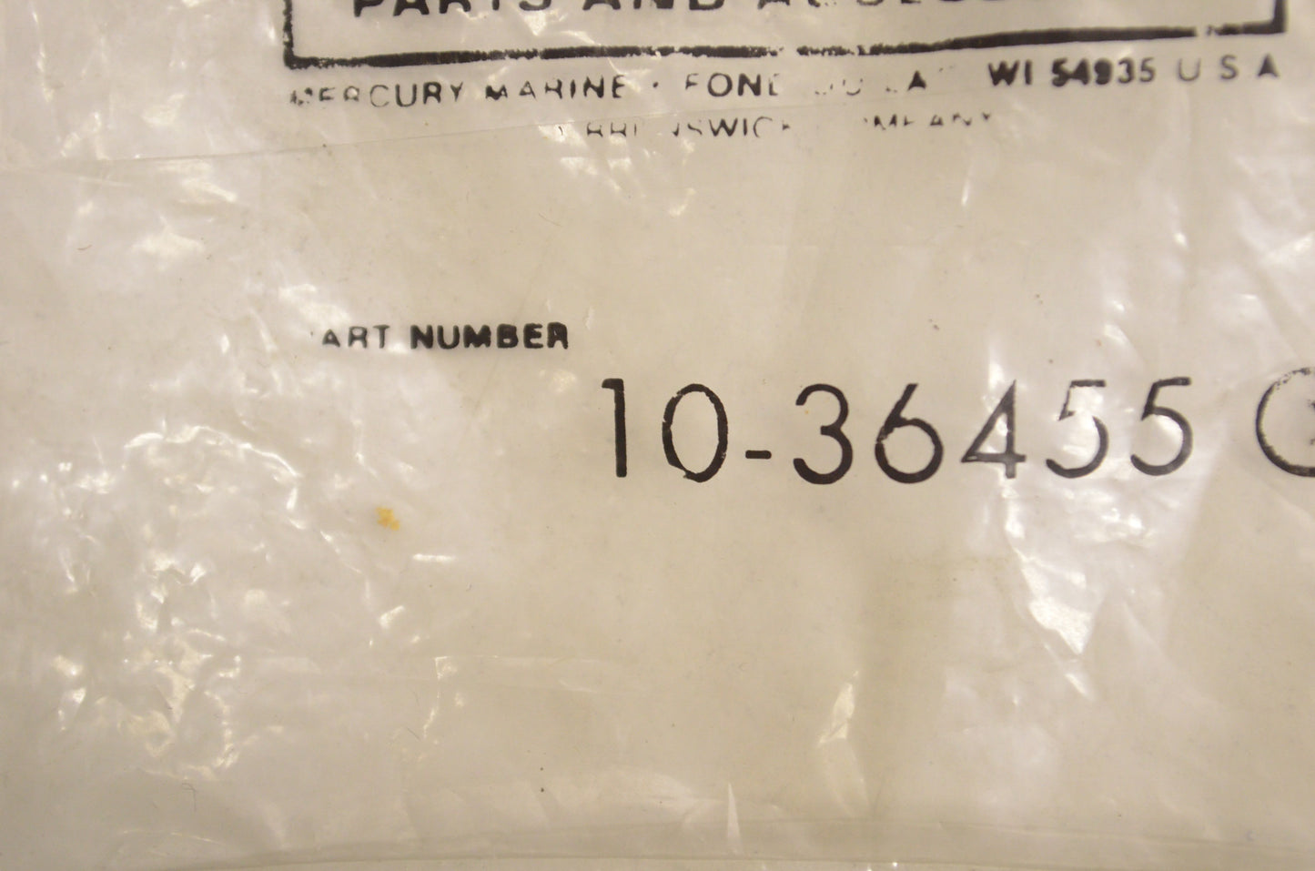 OEM Mercury 10-36455 Screw NOS