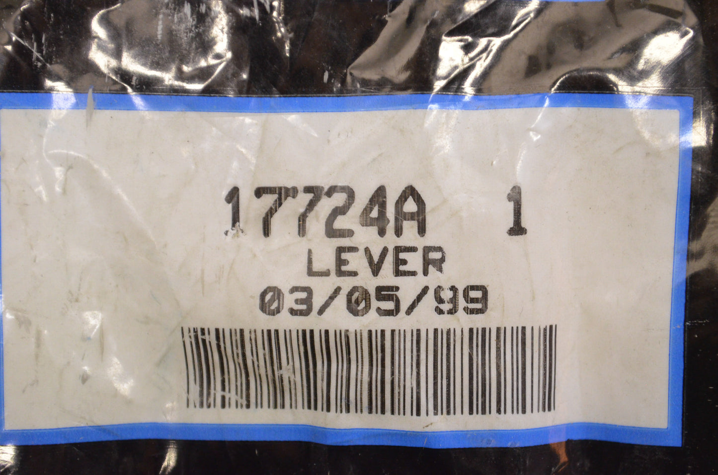 OEM Mercury 17724A1, 17724A 1 Lever NOS