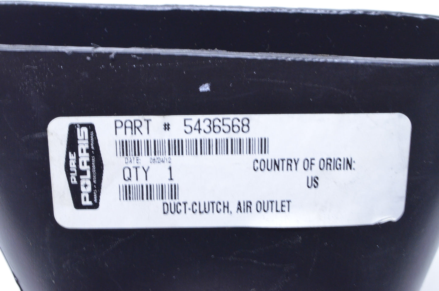 OEM Polaris 5436568 Air Outlet Clutch Duct NOS