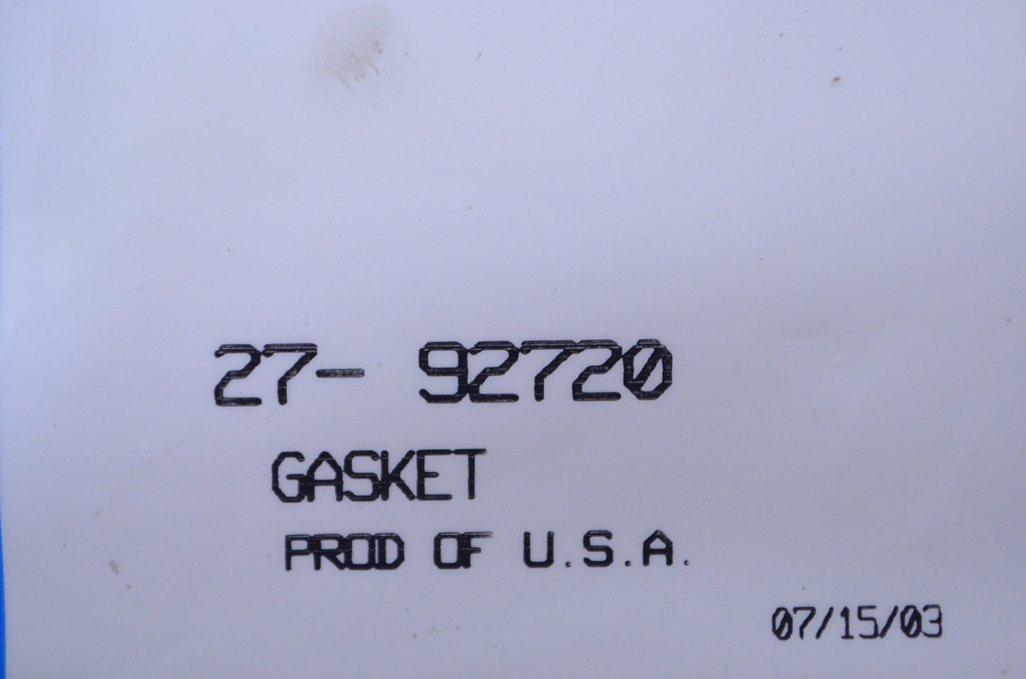 OEM Mercury 27-92720 Exhaust Elbow Gasket NOS