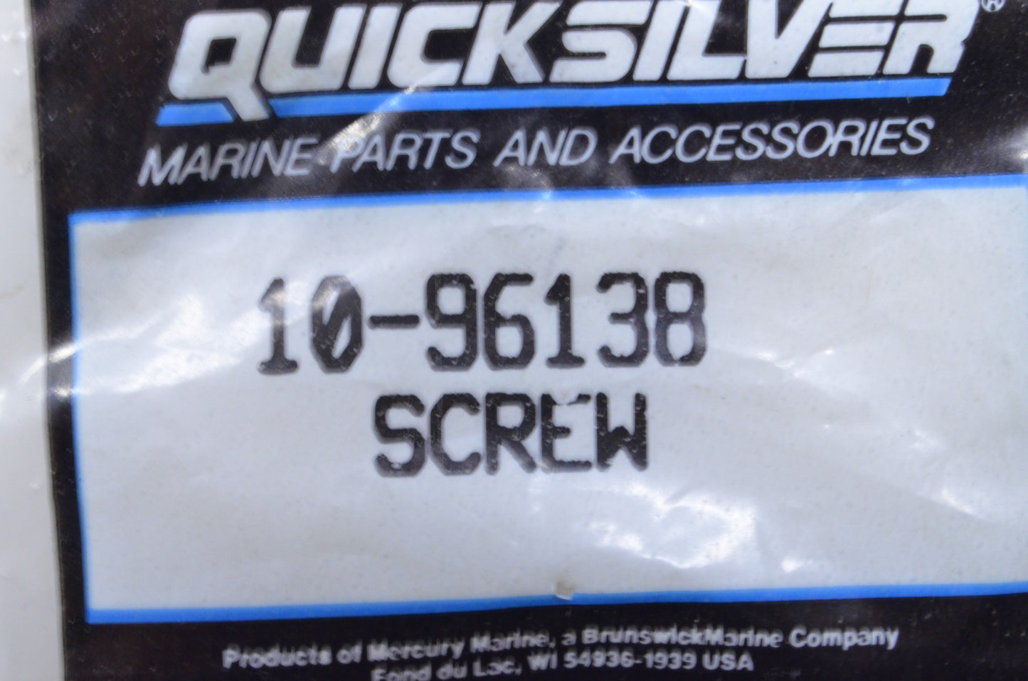 OEM Mercury 10-96138 Screw NOS