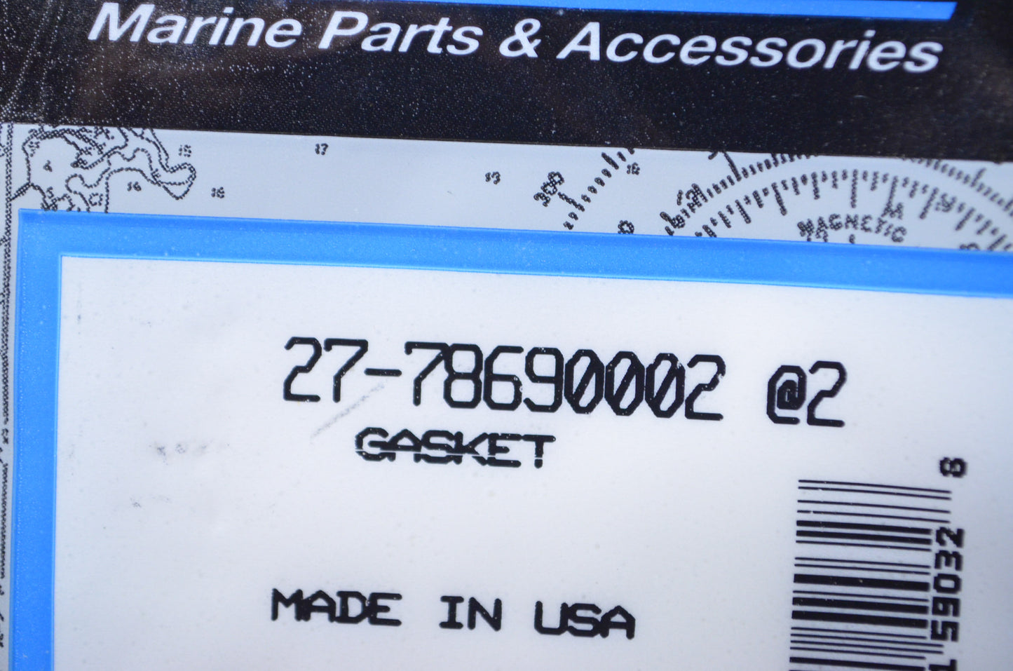 New OEM Mercury Relief Valve Plate Gasket NOS