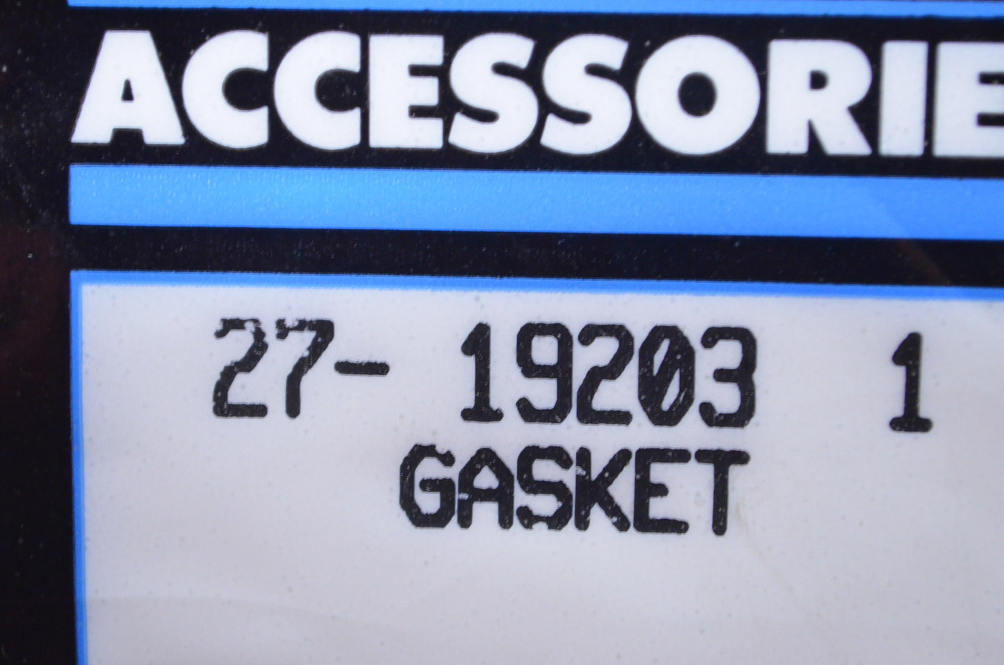 OEM Mercury 27-19203 1 Intake Cover Gasket NOS