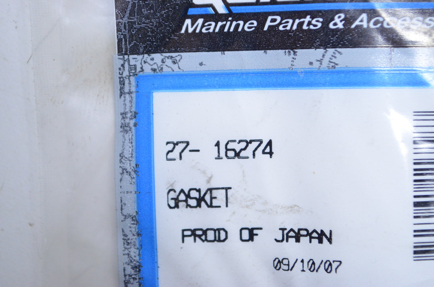 New OEM Mercury Carburetor Pump Cover Gasket NOS