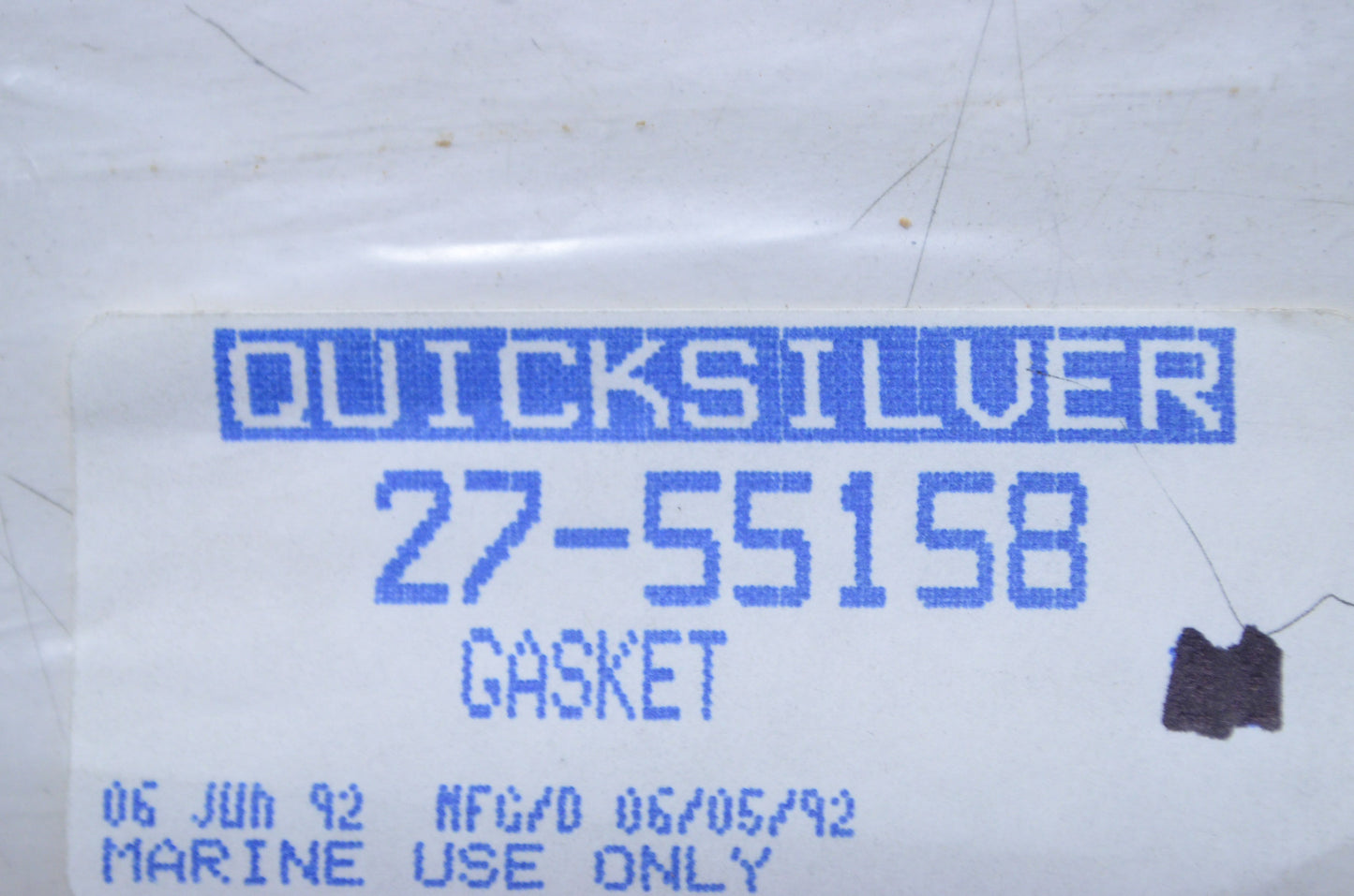 OEM Mercury 27-55158 Gasket Qty 8 NOS