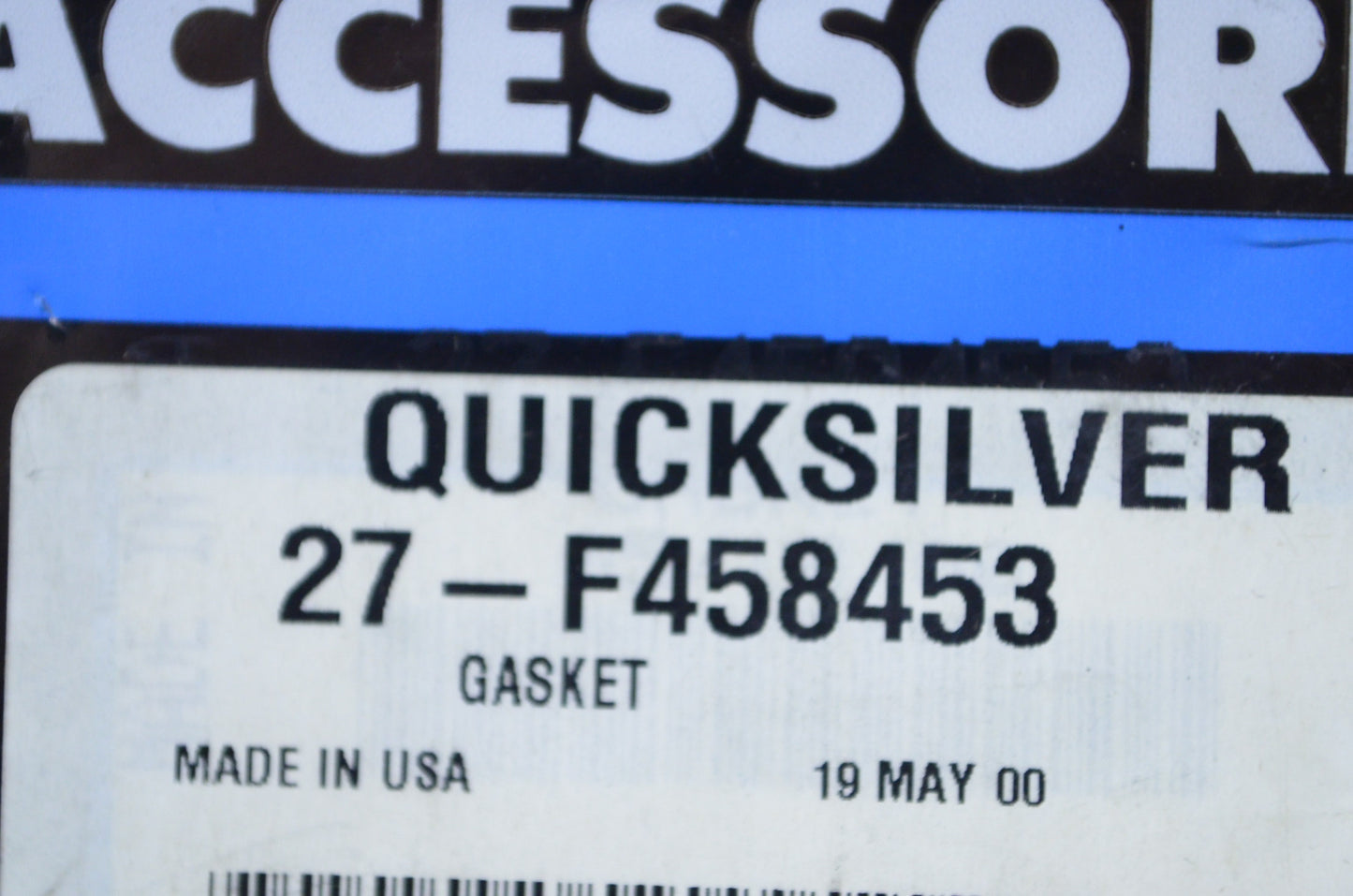 OEM Mercury 27-F458453 Leg Exhaust Gasket NOS