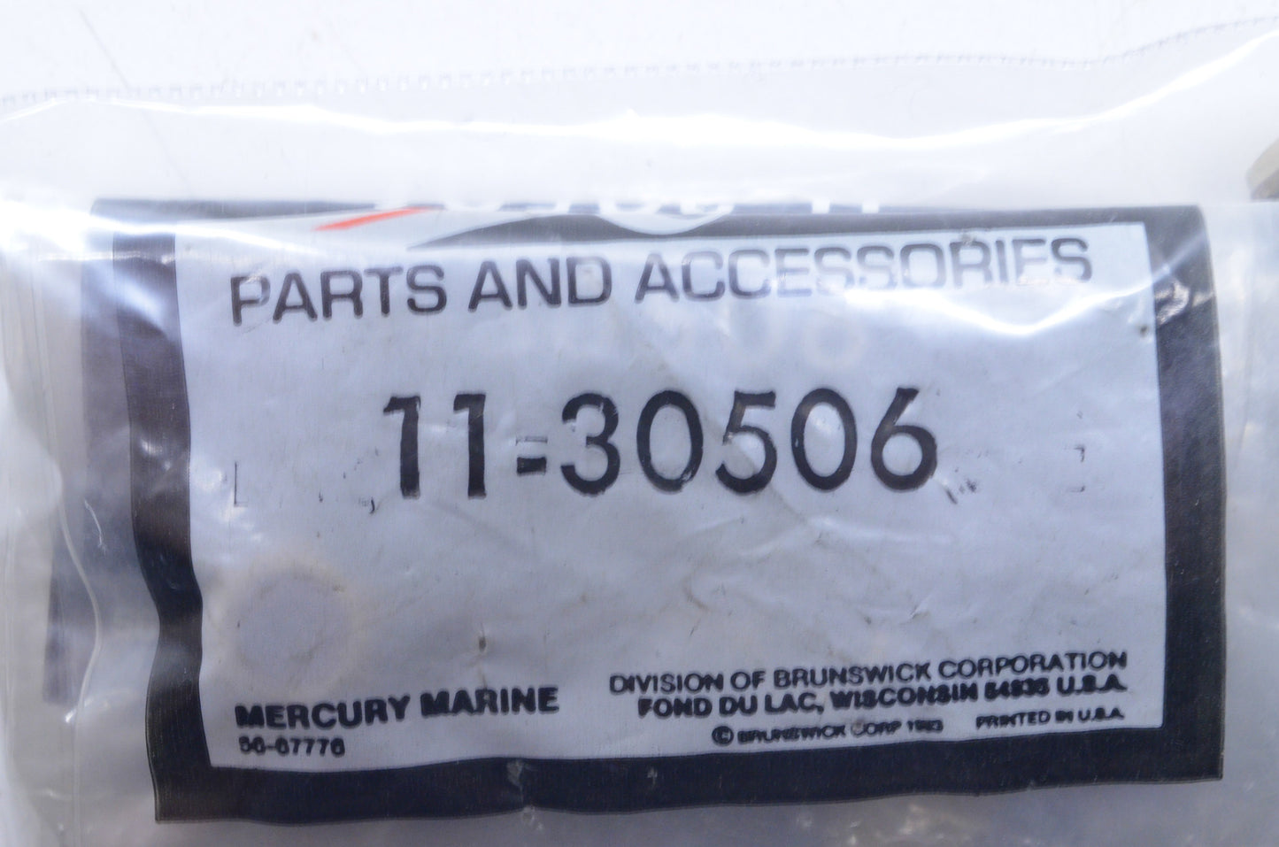 OEM Mercury 11-30506 Nut Qty 2 NOS