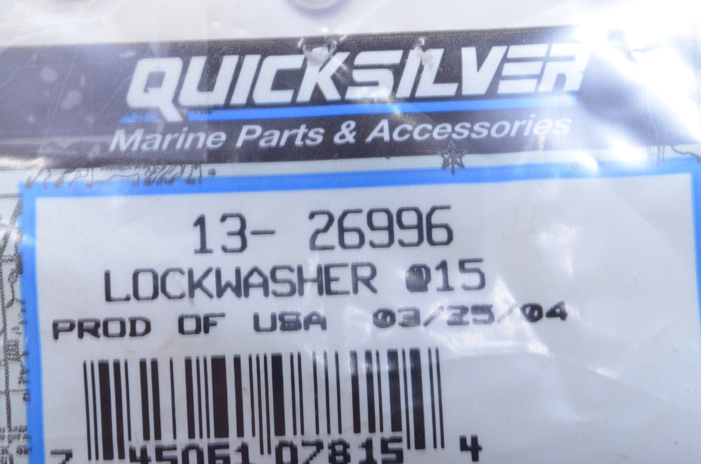 Lock Washer Qty 3 NOS