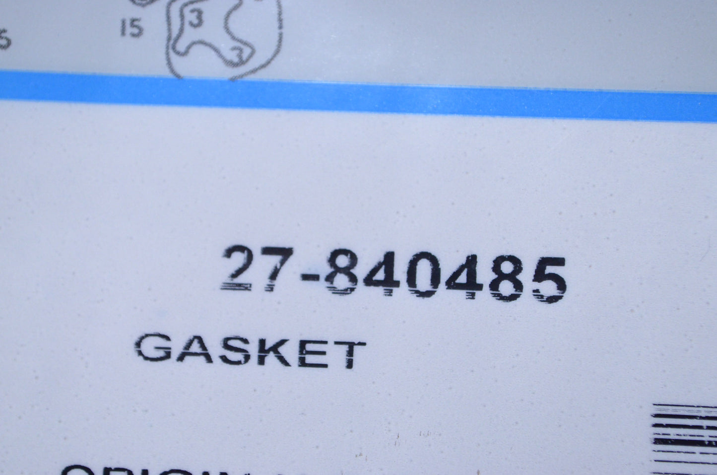 New OEM Mercury Air Handler Gasket NOS