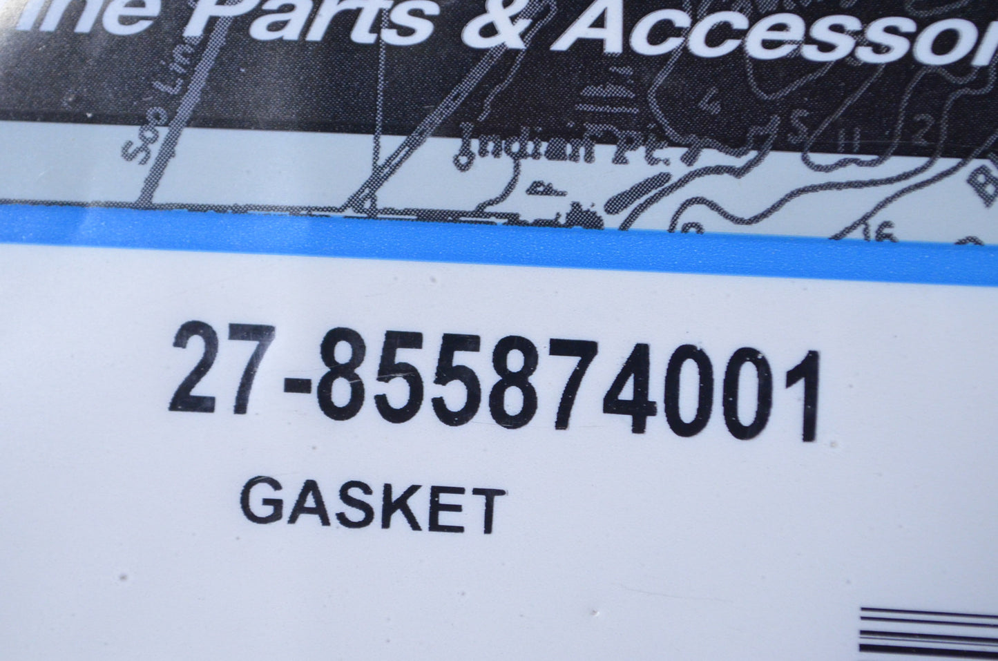 OEM Mercury 27-855874001 Exhaust Cover Gasket NOS
