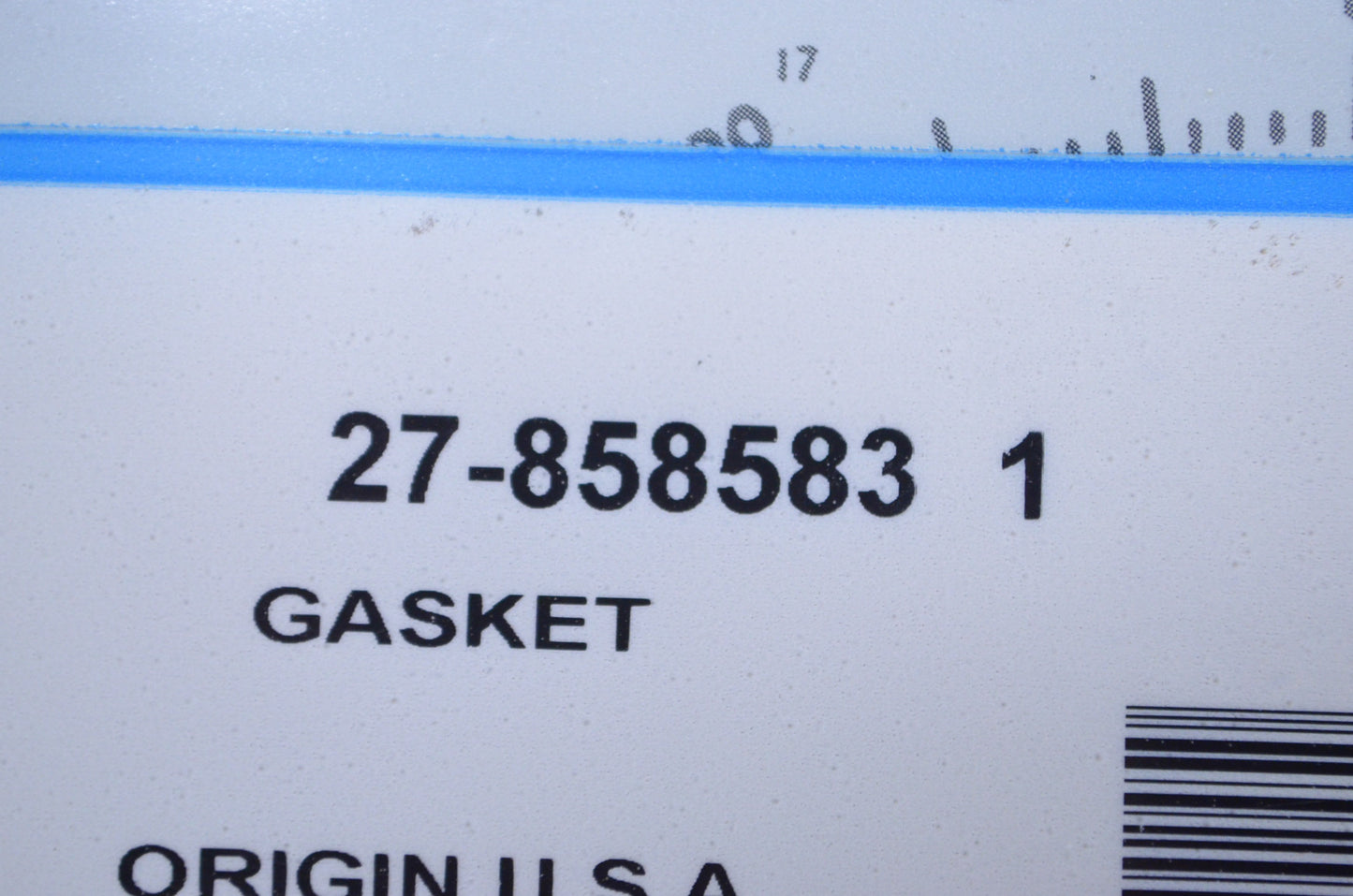 OEM Mercury 27-858583 1 Gasket NOS