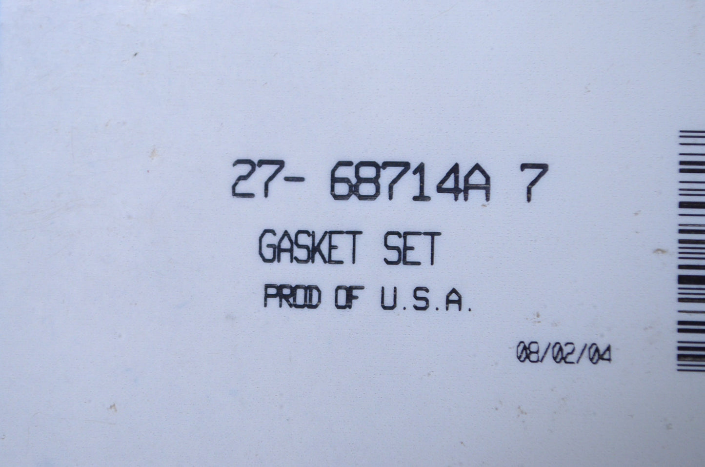 OEM Mercury 27-68714A 7 Gasket Kit NOS