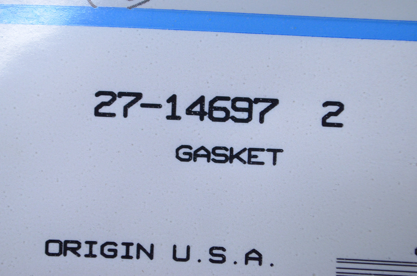 New OEM Mercury Reed Plate Gasket NOS