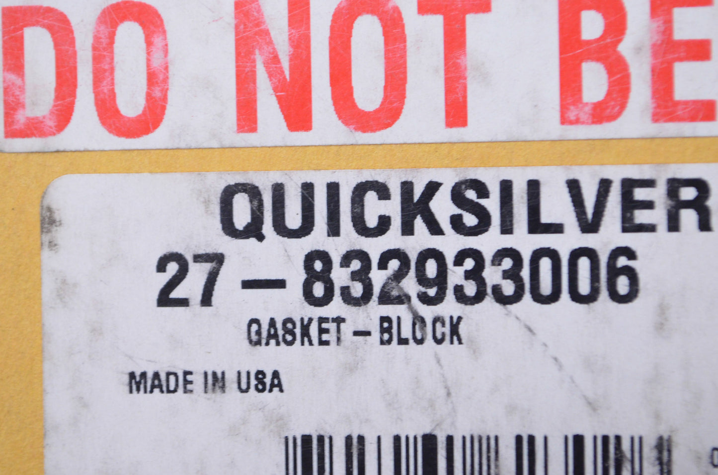 New OEM Mercury Block Gasket NOS