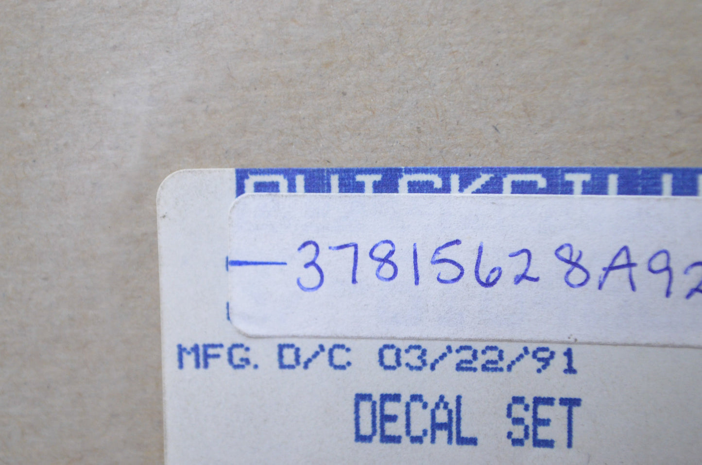 New OEM Mercury Decal Kit NOS