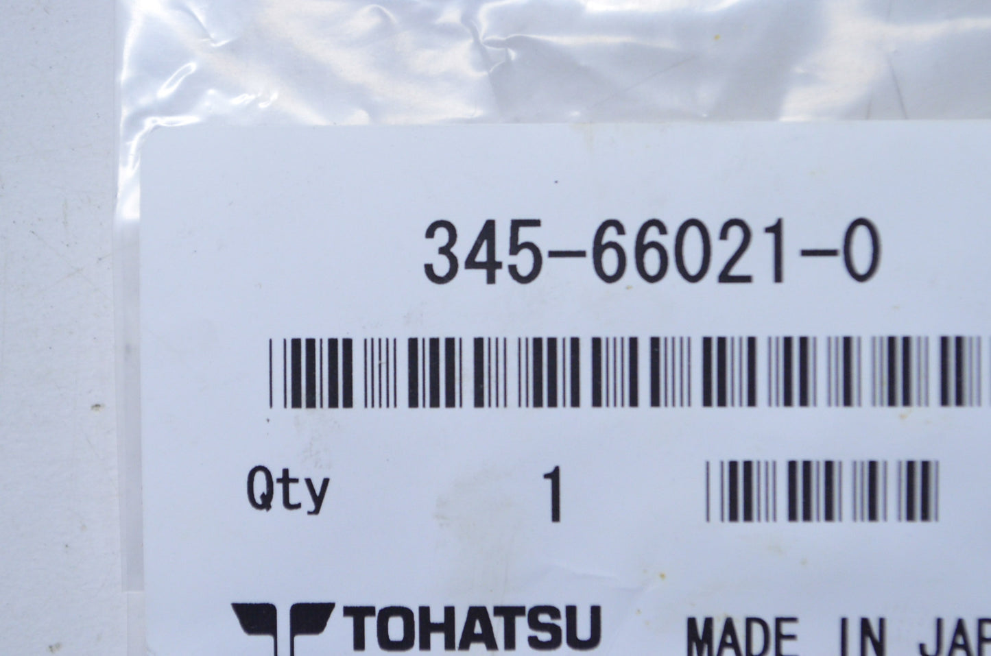 OEM Tohatsu 345-66021-0 O-Ring NOS