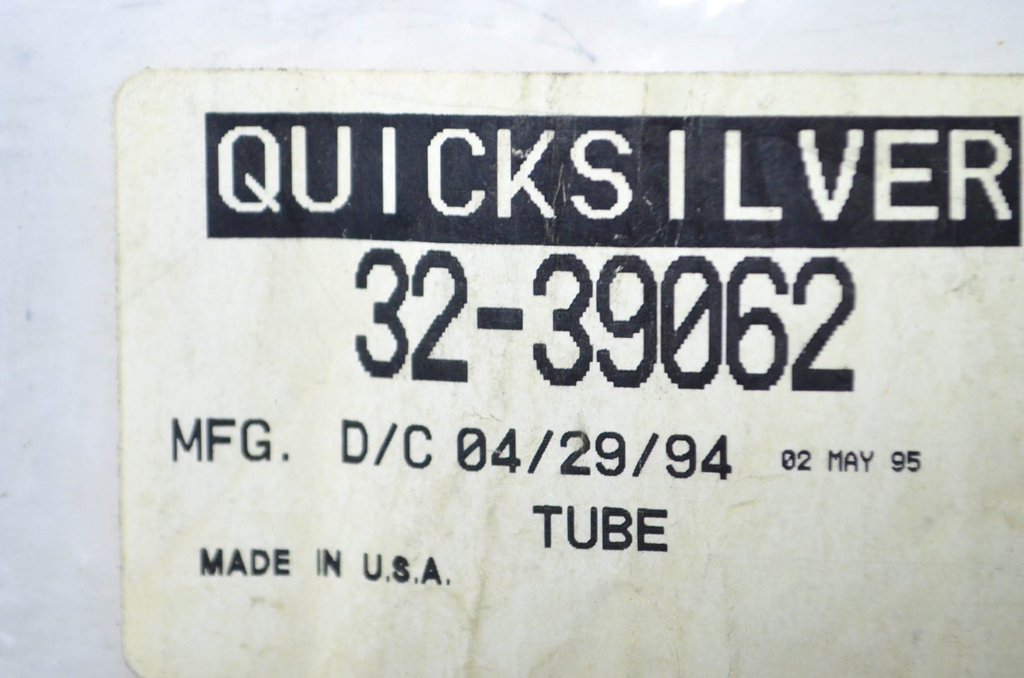 New OEM Mercury Water Pick Up Tube NOS