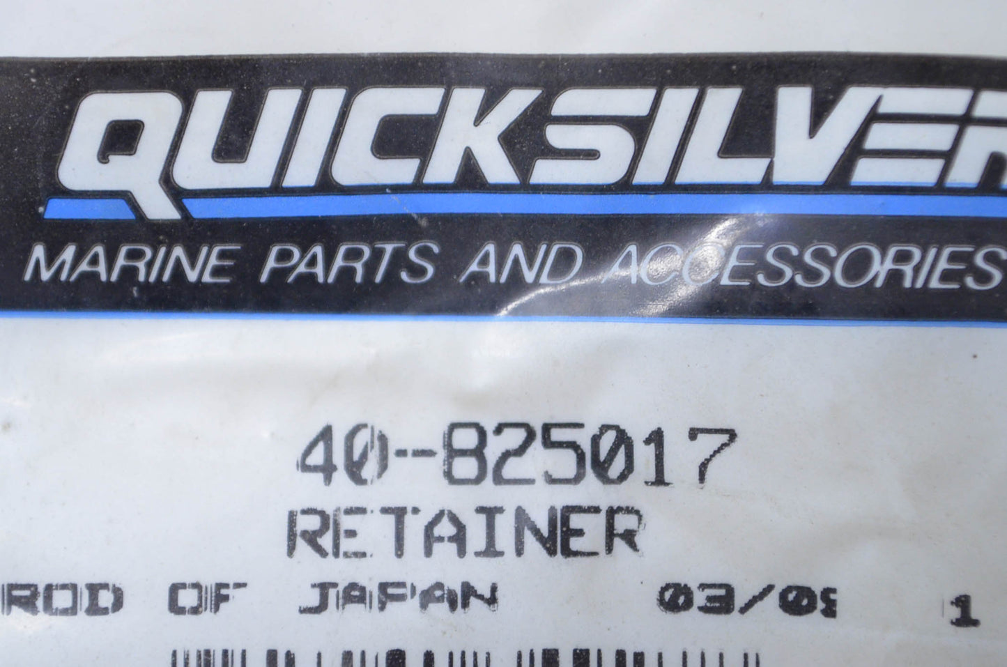 OEM Mercury 40-825017 Retainer NOS