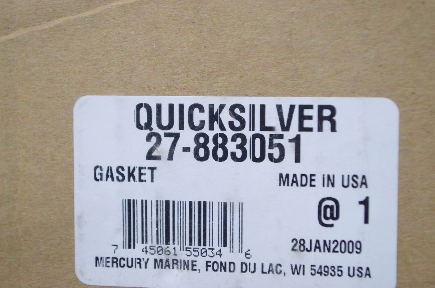 New OEM Mercury Gasket NOS