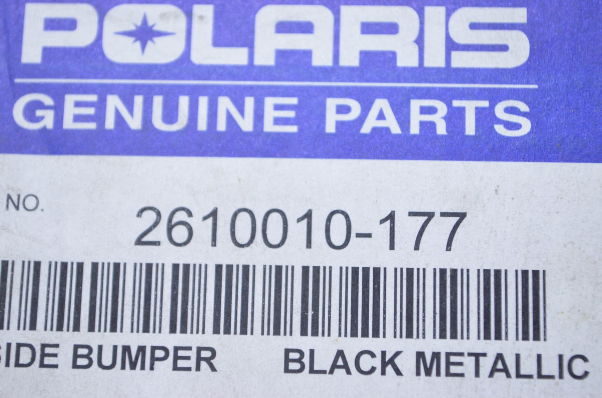 OEM Polaris 2610010-177 Metallic Black Right Side Bumper NOS