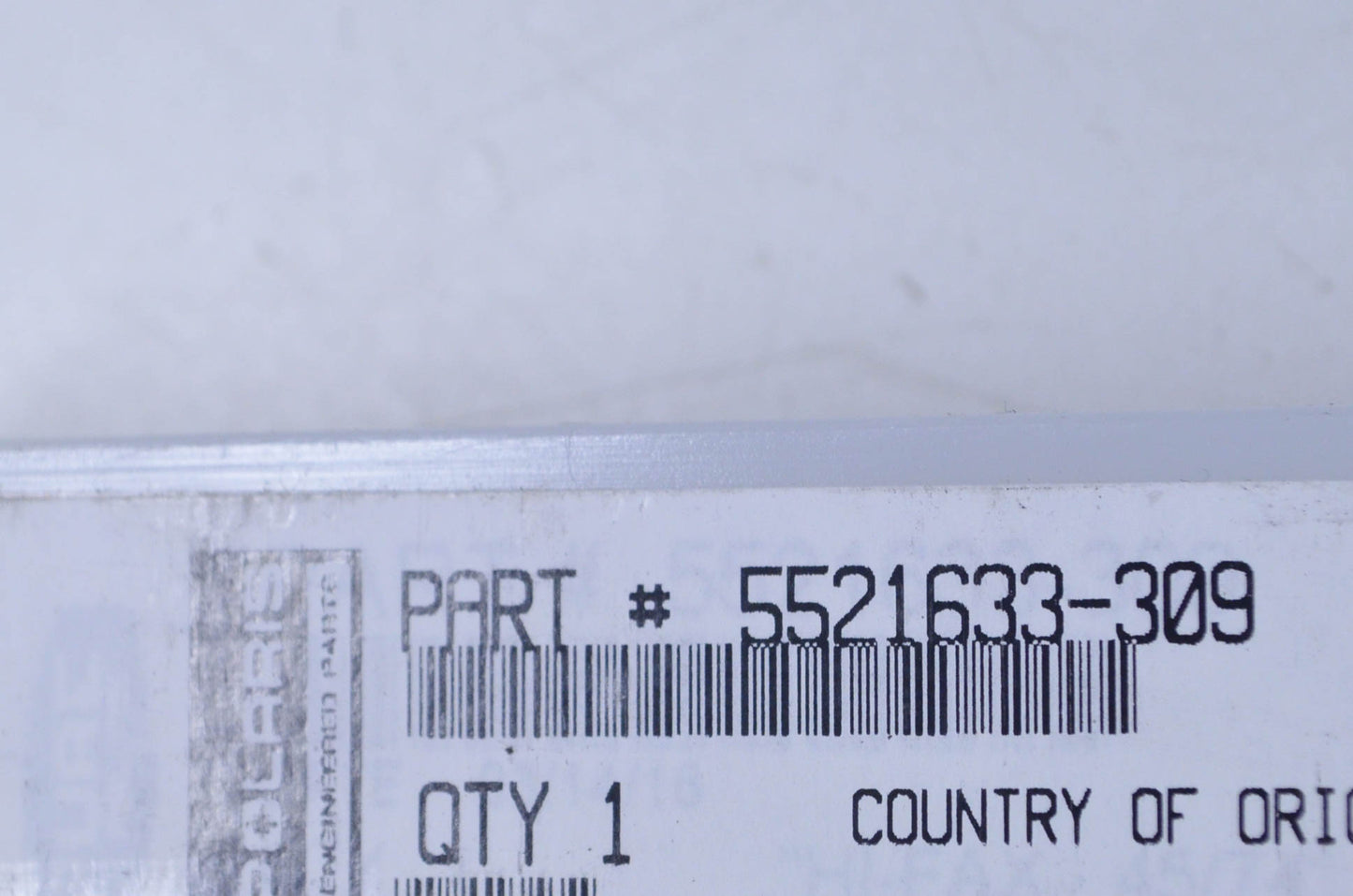 New OEM Polaris White HI-Fax Basic Service Slider NOS