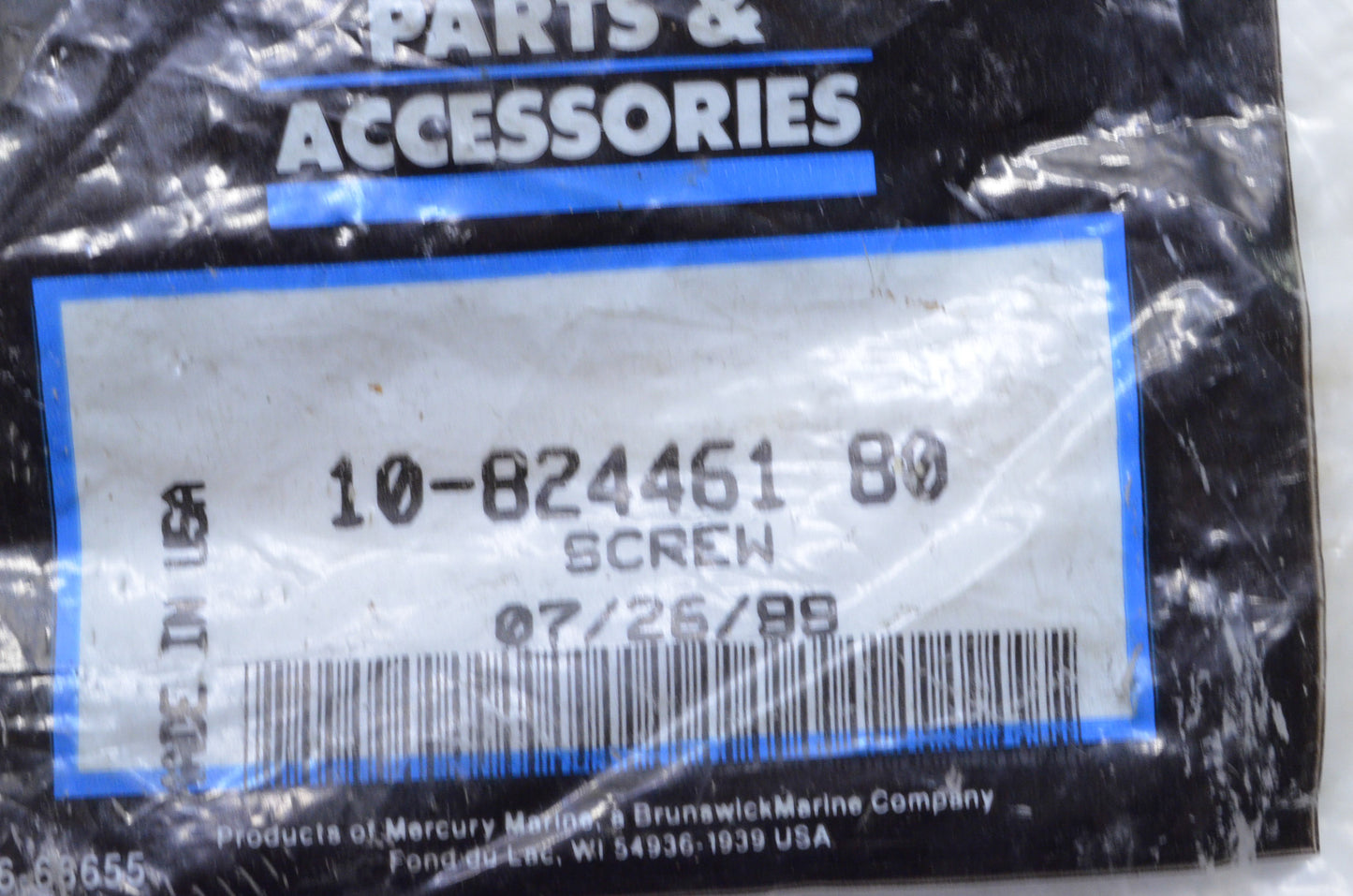 OEM Mercury 10-824461 Screw NOS