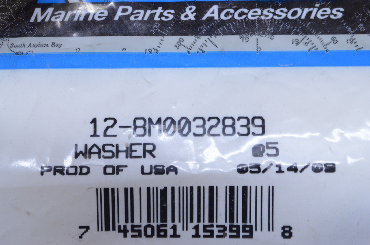 OEM Mercury 12-8M0032839 Washer NOS