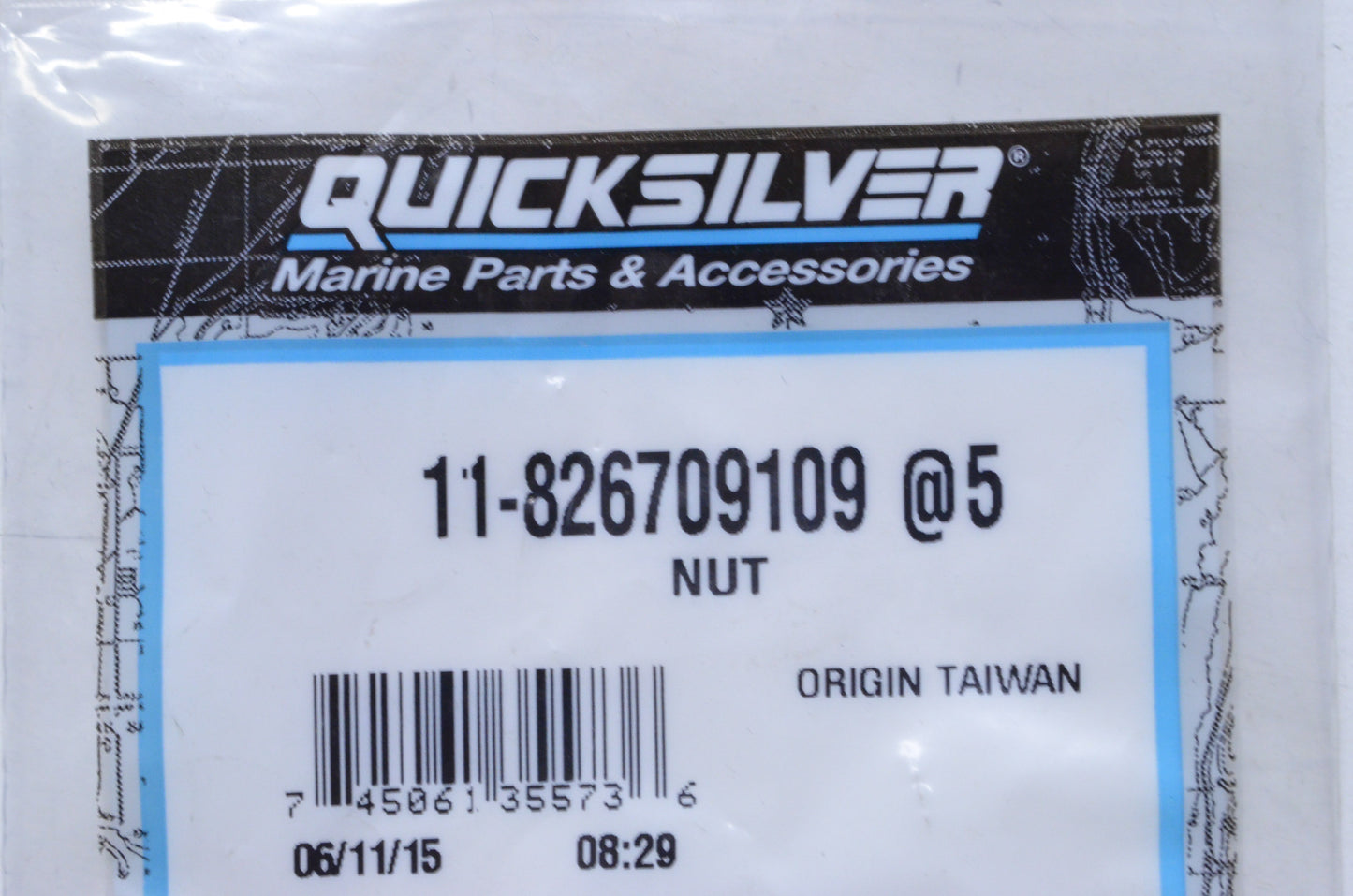 New OEM Mercury Nut QTY 5 NOS