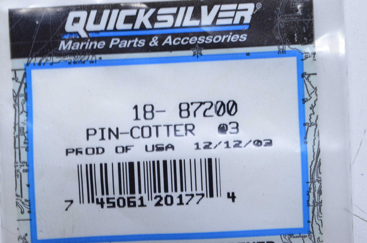 OEM Mercury 18-87200 Cotter Pin Qty 4 NOS