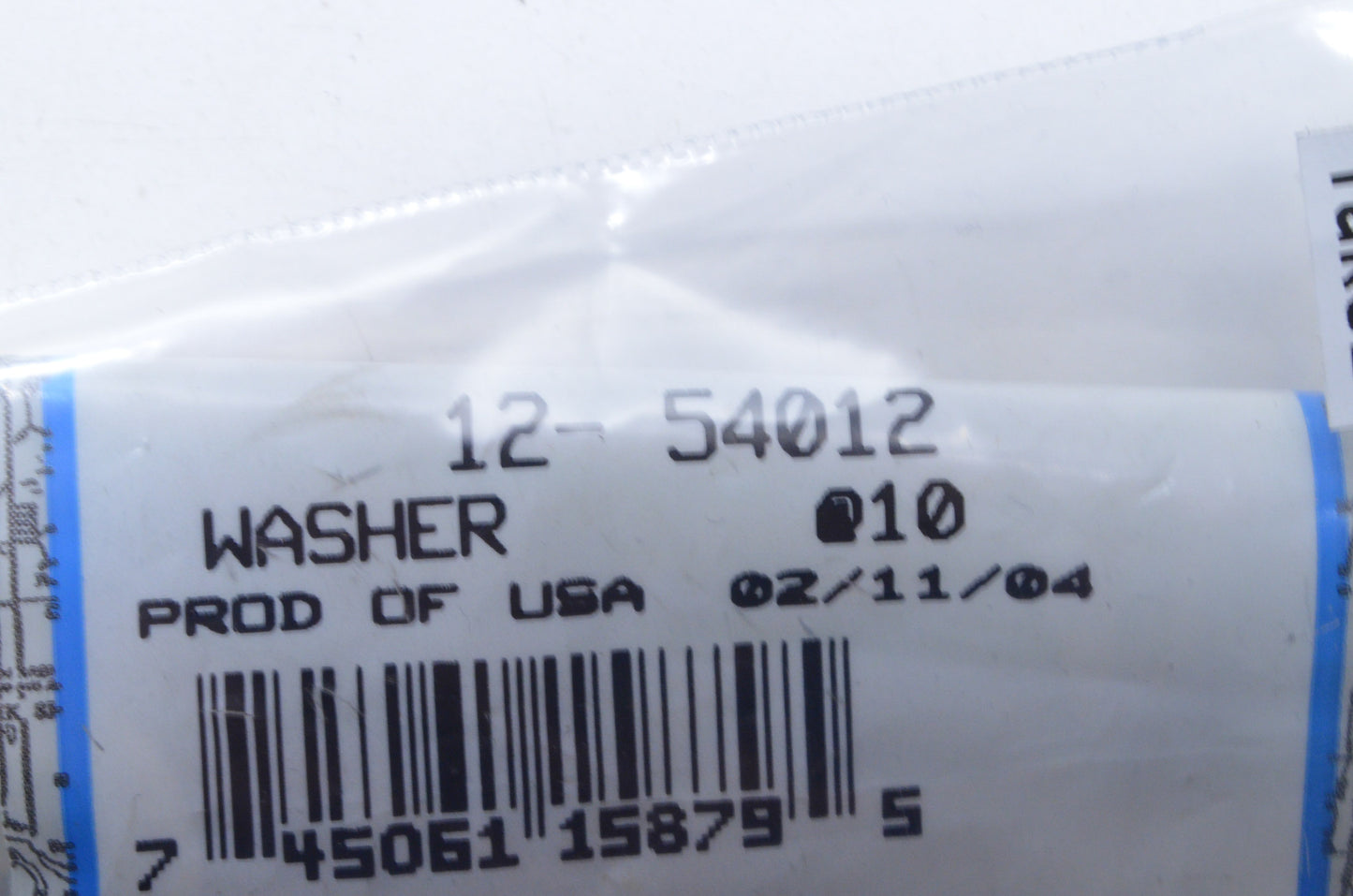 OEM Mercury 12-54012 Washer Qty 2 NOS
