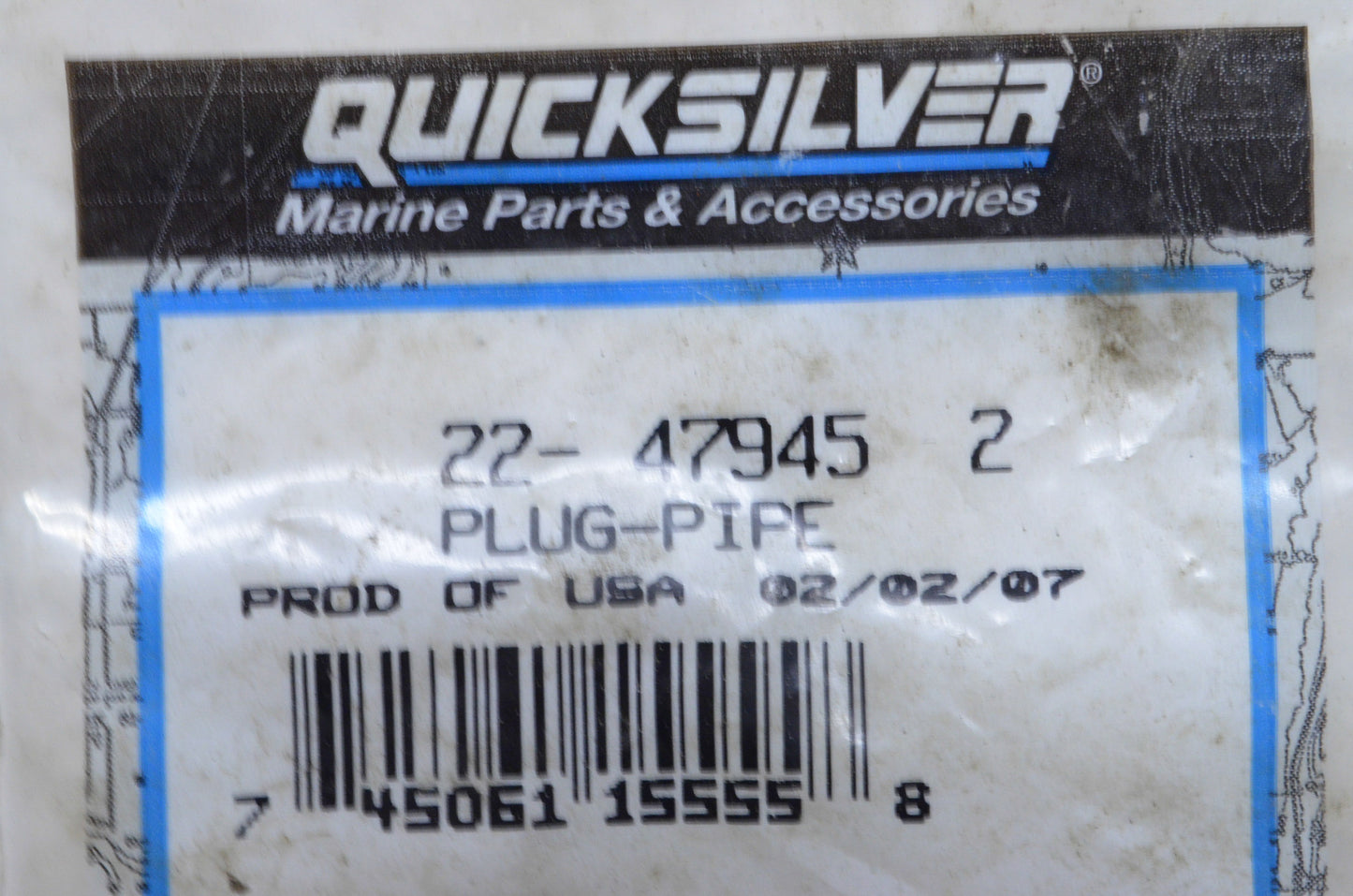 Pipe Plug NOS
