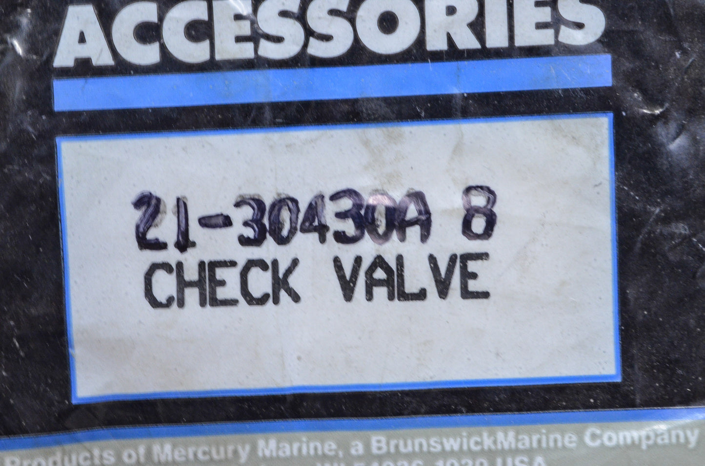 Check Valve NOS