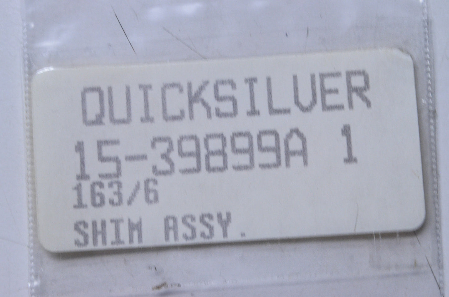 Roller Bearing Shim Kit NOS