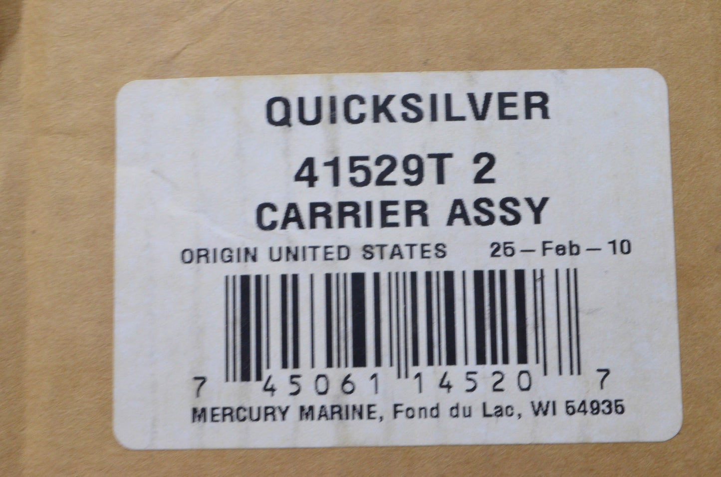 Carrier Assembly NOS