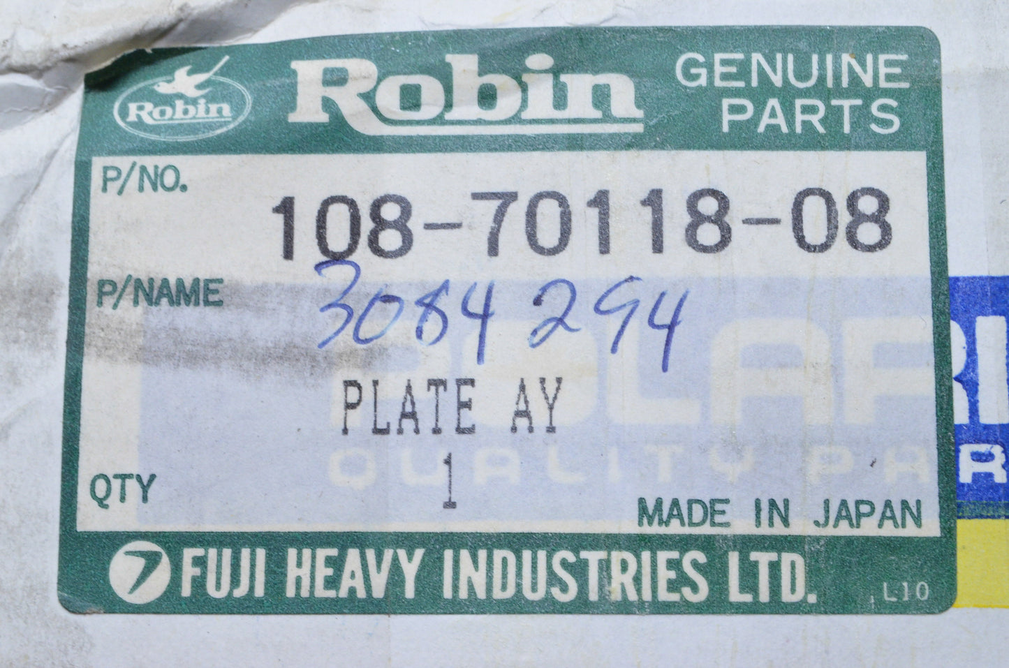 OEM Polaris 3084294, 108-70118-08 Solenoid NOS