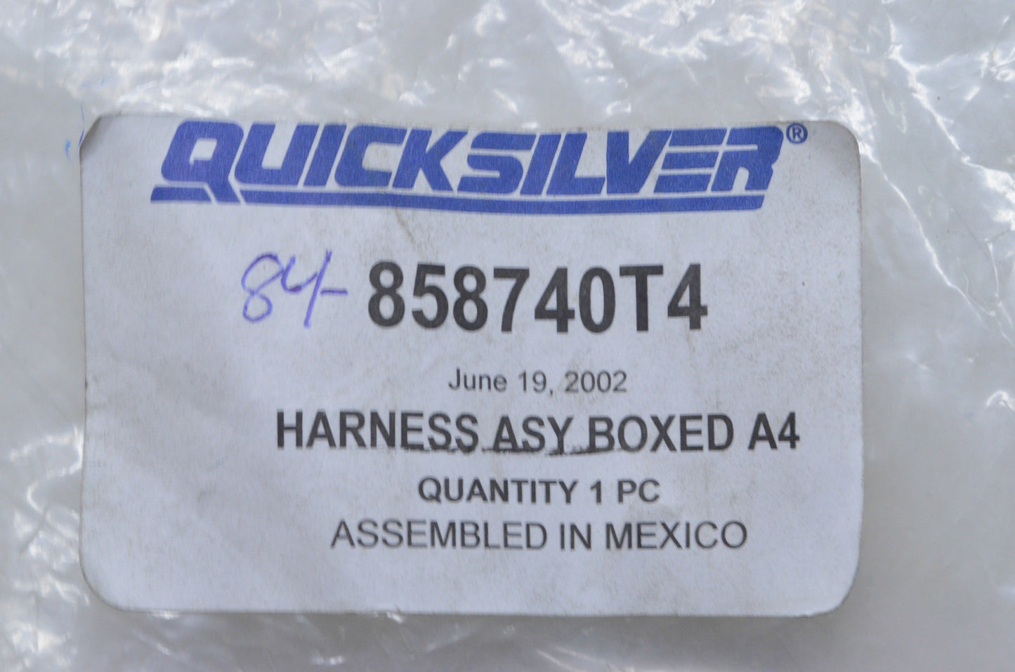 New OEM Mercury Harness Assembly NOS