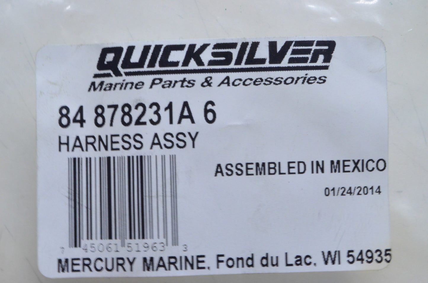 New OEM Mercury Harness Assembly NOS