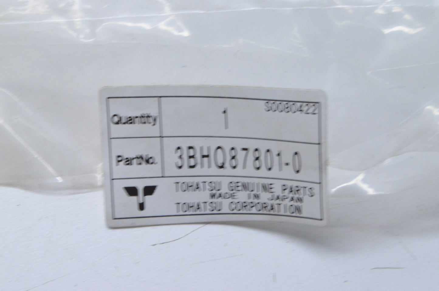 OEM Tohatsu 3BHQ87801-0 Decal Kit NOS
