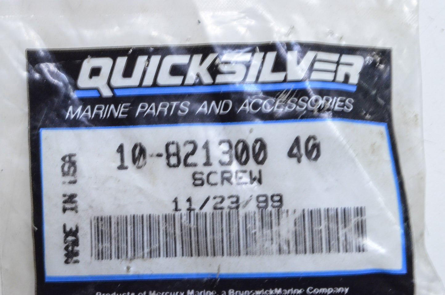 OEM Mercury 10-821300 40 Screw NOS