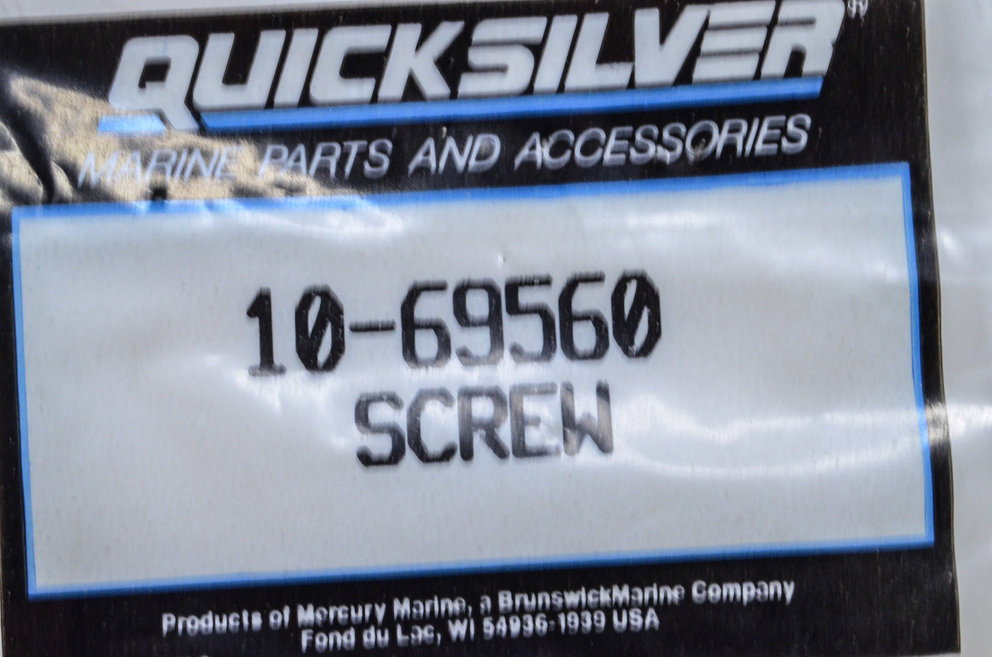 OEM Mercury 10-69560 Screw NOS
