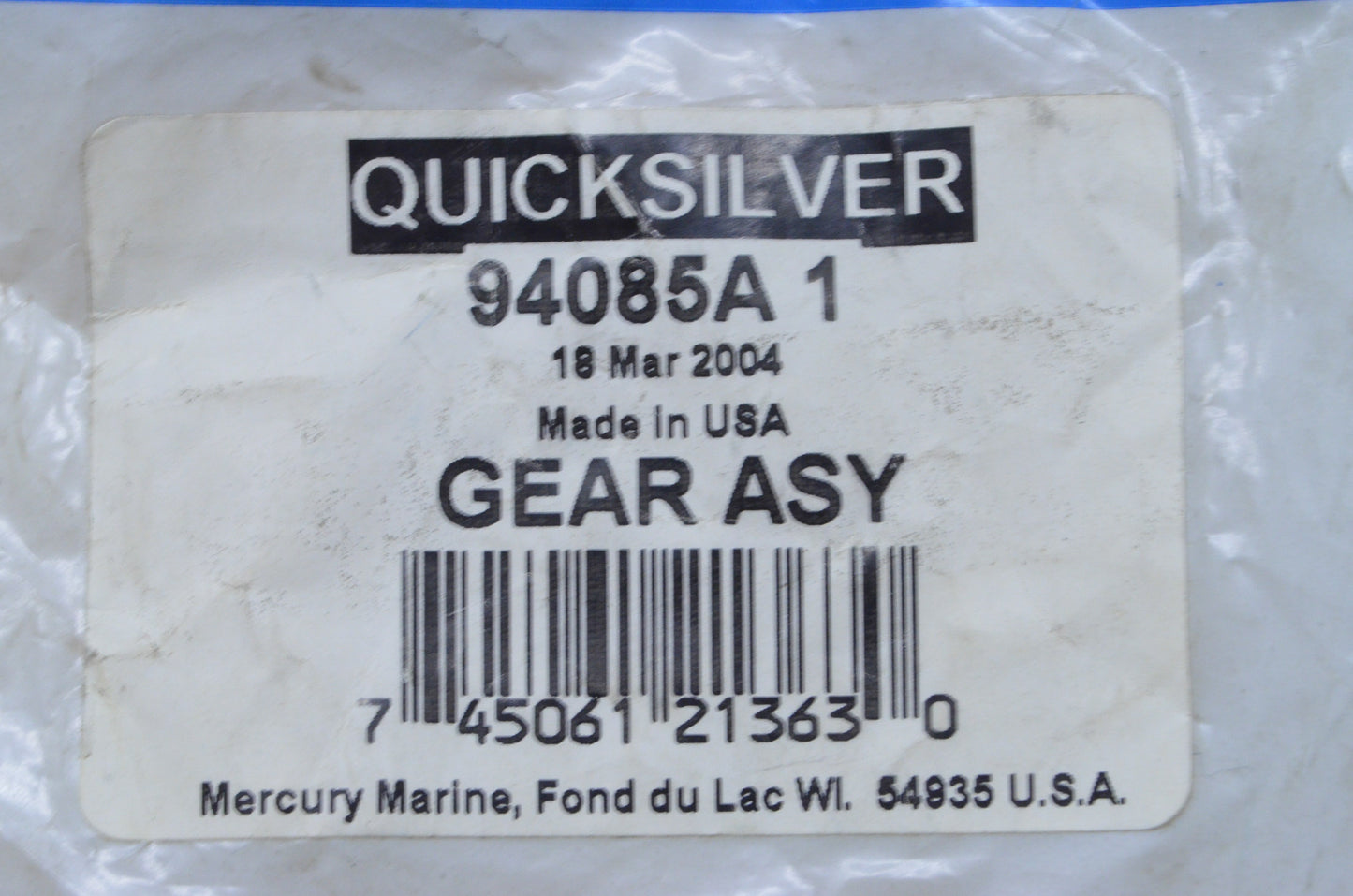New OEM Mercury Gear Assembly NOS
