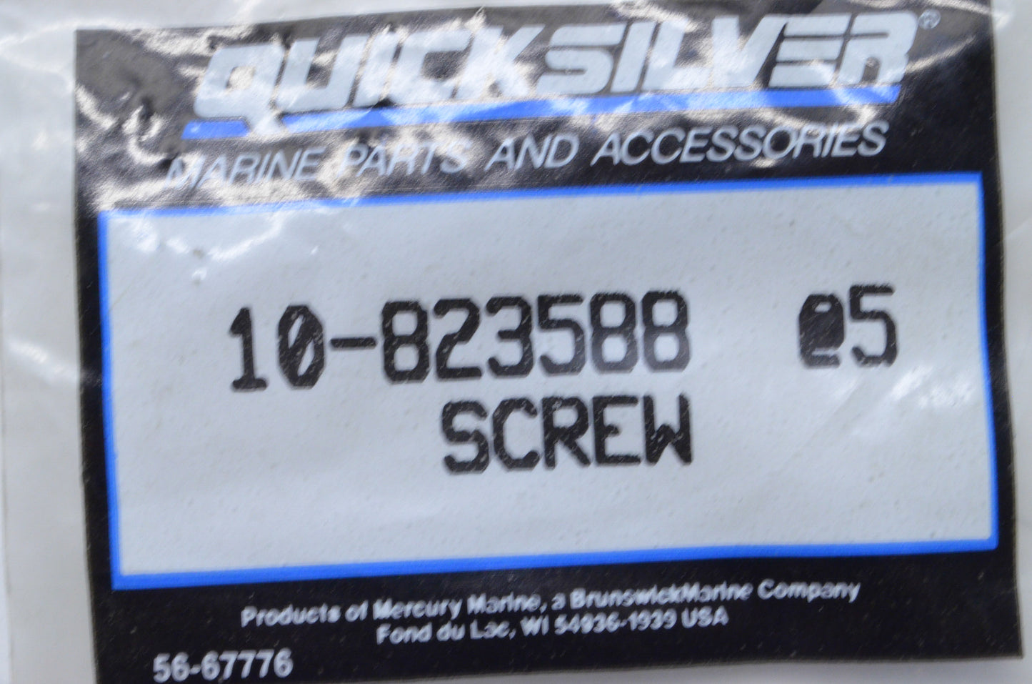 OEM Mercury 10-823588 Screw Qty 5 NOS