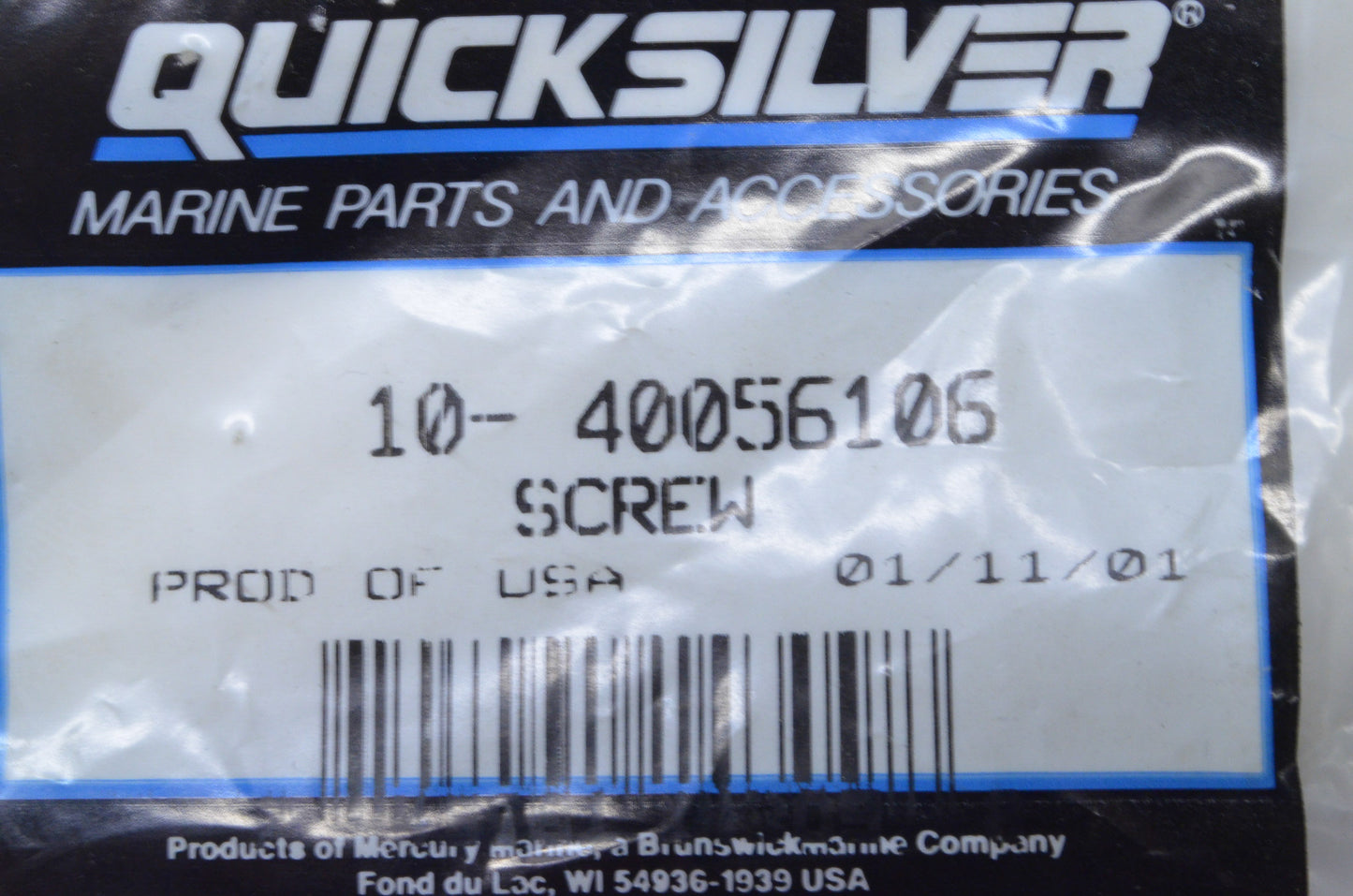 OEM Mercury 10-40056106 Screw NOS