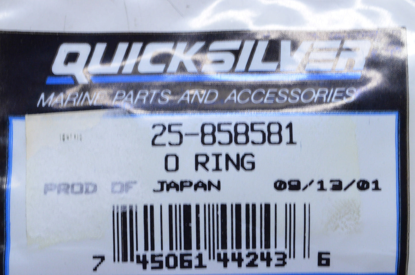 OEM Mercury 25-858581 Exhaust Plate O-Ring NOS