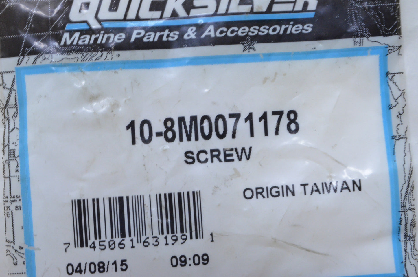 OEM Mercury 10-8M0071178 Screw NOS