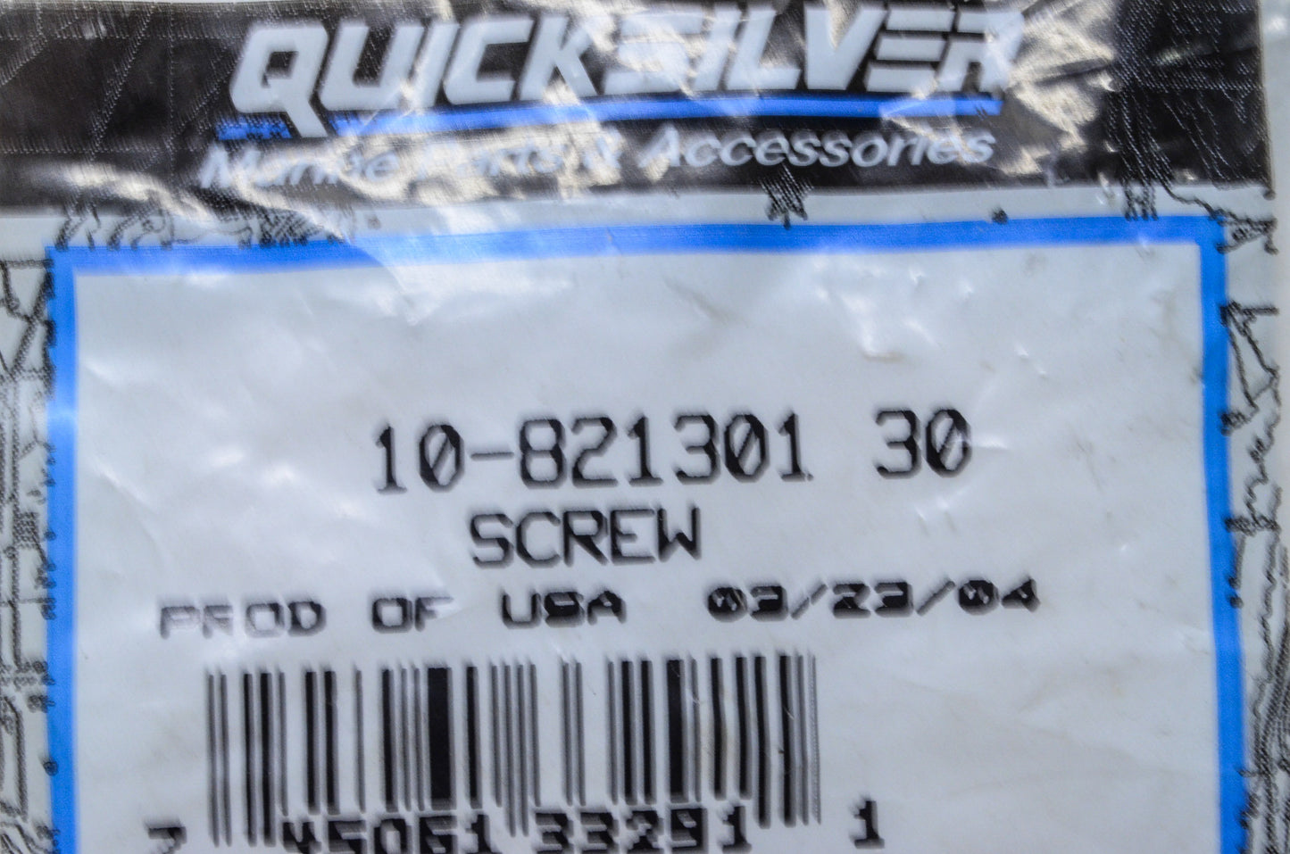 OEM Mercury 10-821301 30 M10x55 Screw NOS