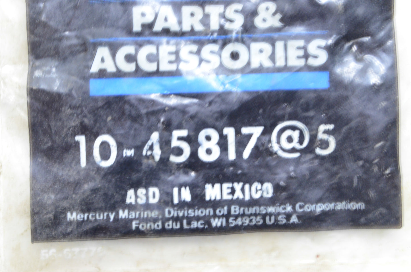 OEM Mercury 10-45817 Screw Qty 2 NOS