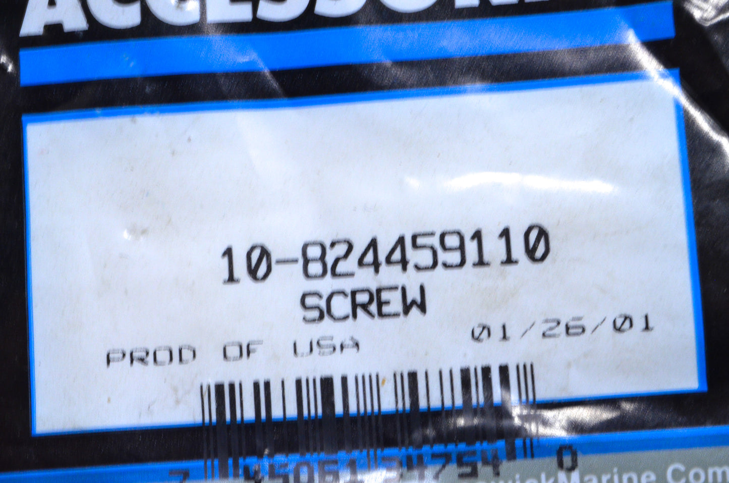OEM Mercury 10-824459110 Bolt NOS